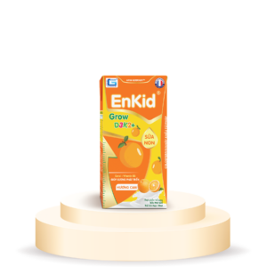 Thực phẩm bổ sung Sữa pha sẵn EnKid Grow D3K2 Cam