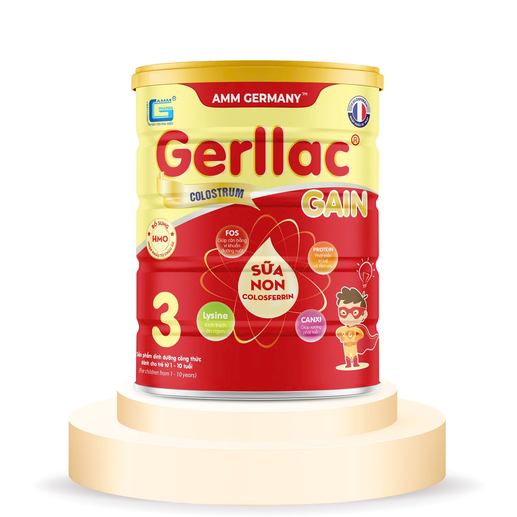 Sản phẩm dinh dưỡng công thức Gerllac Gain