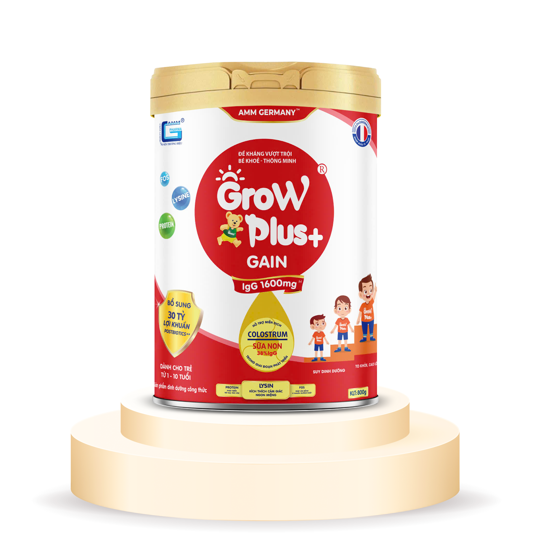 Sản phẩm dinh dưỡng công thức Grow Plus+ Gain